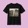 Drooling cat T-shirt