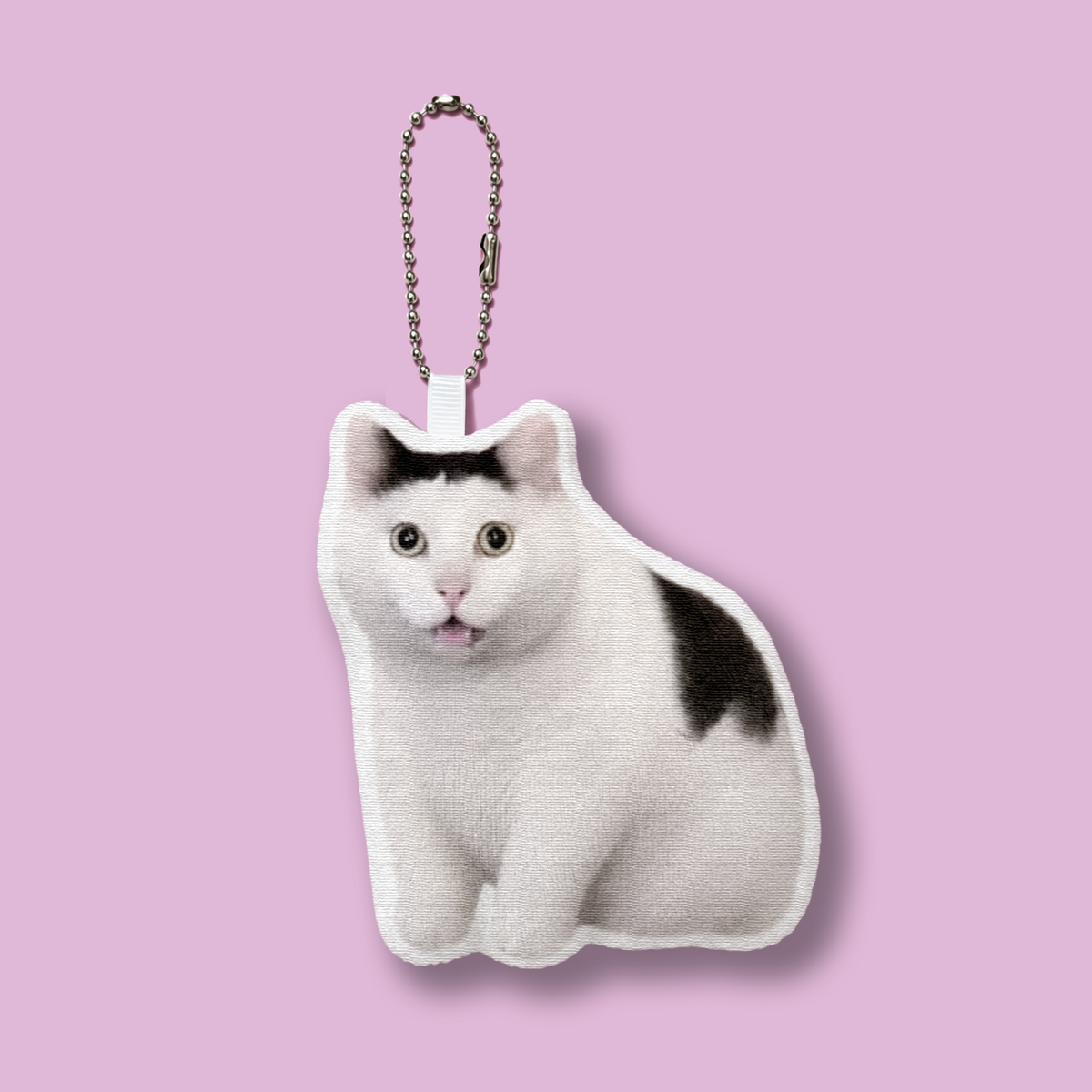 Huh cat keychain with speaker